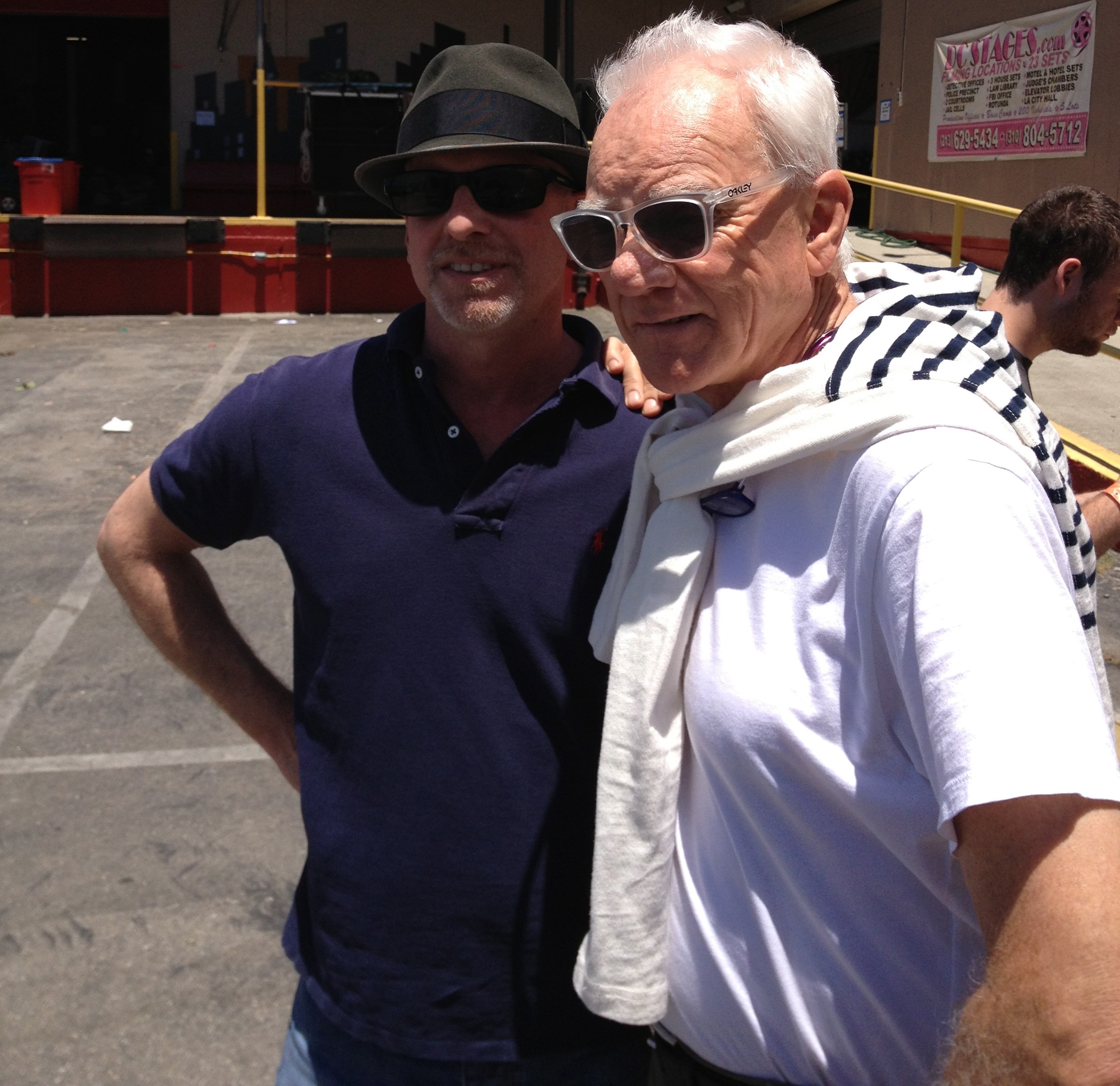 Benjamin Pollack and Malcolm McDowell
