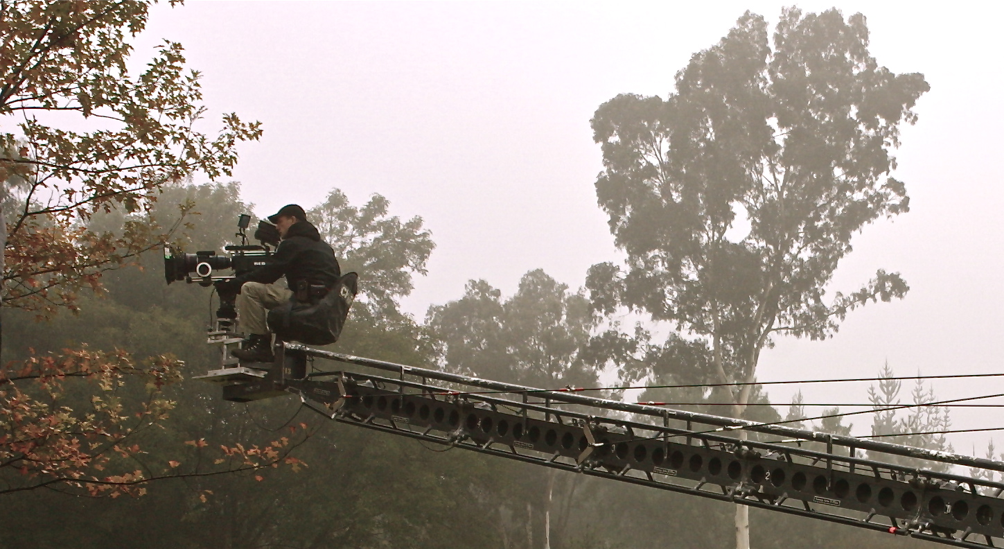 Shooting a commercial for Telcel in a cold winter day in Mexico