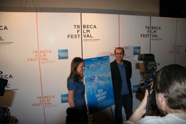 The Big Bad Swim World Premiere - Tribeca Film Festival. Producer Chandra Simon and Director Ishai Setton.