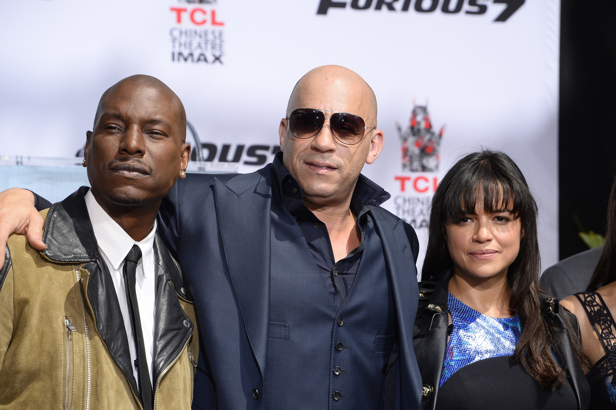 Vin Diesel, Michelle Rodriguez and Tyrese Gibson