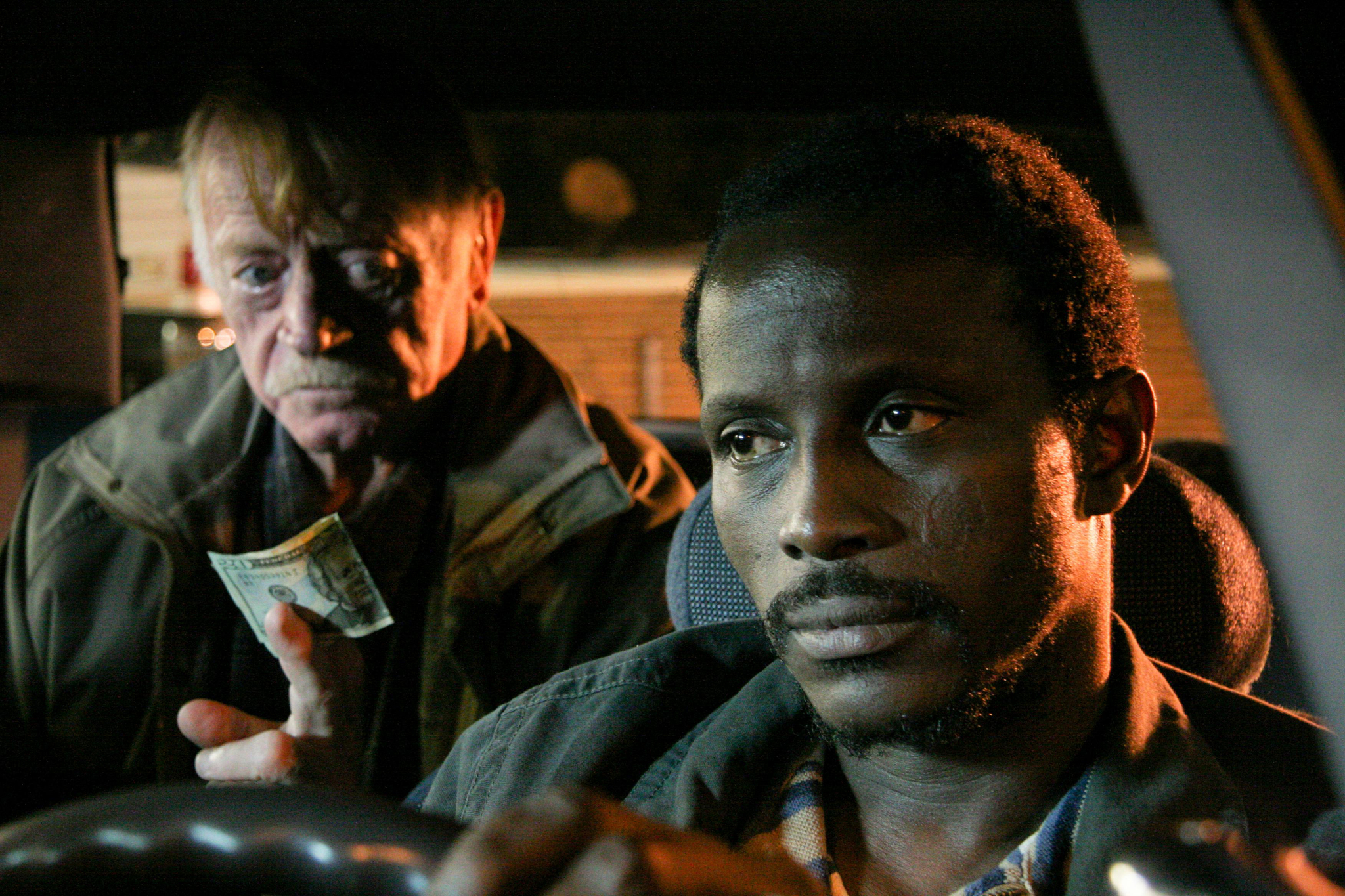 Still of Red West and Souleymane Sy Savane in Goodbye Solo (2008)