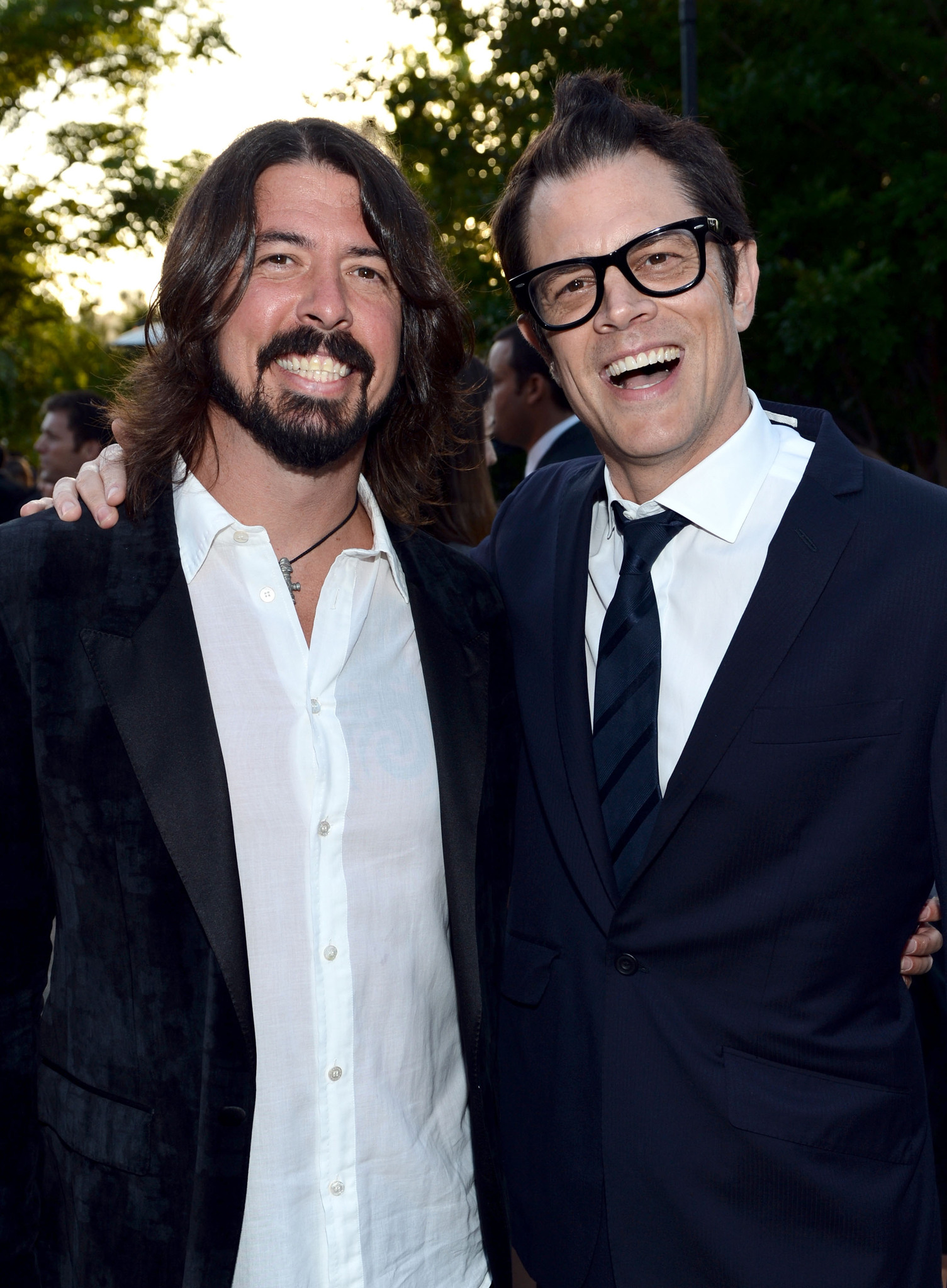 Dave Grohl and Johnny Knoxville