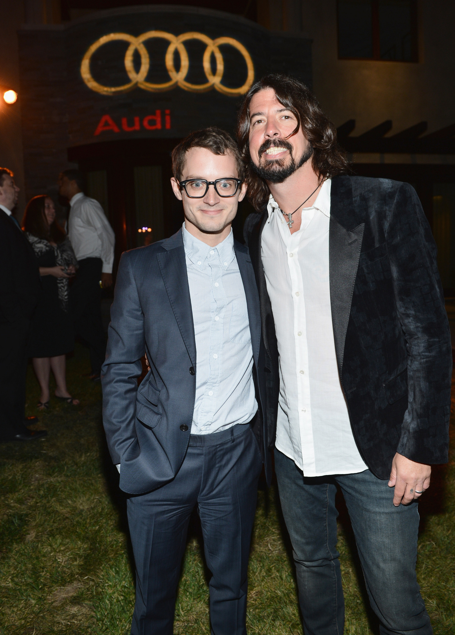 Elijah Wood and Dave Grohl
