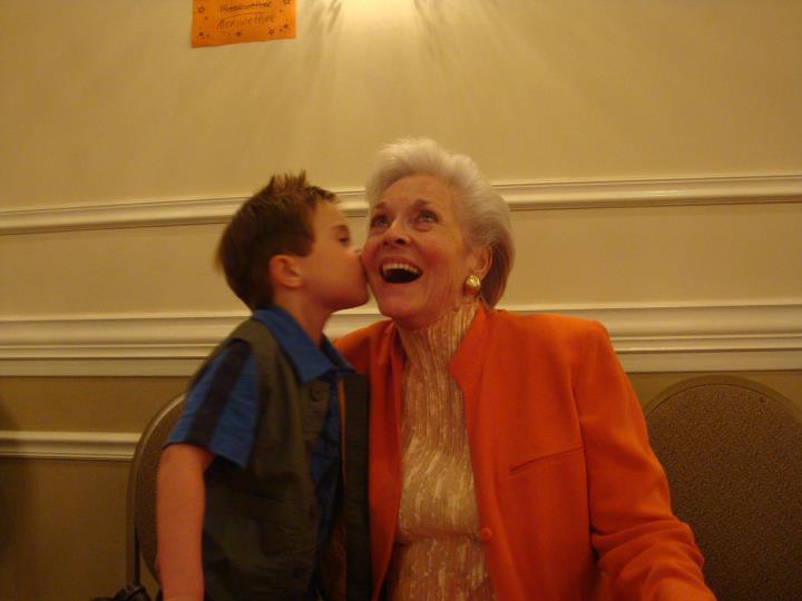 With Lee Meriwether at the All My Children Luncheon