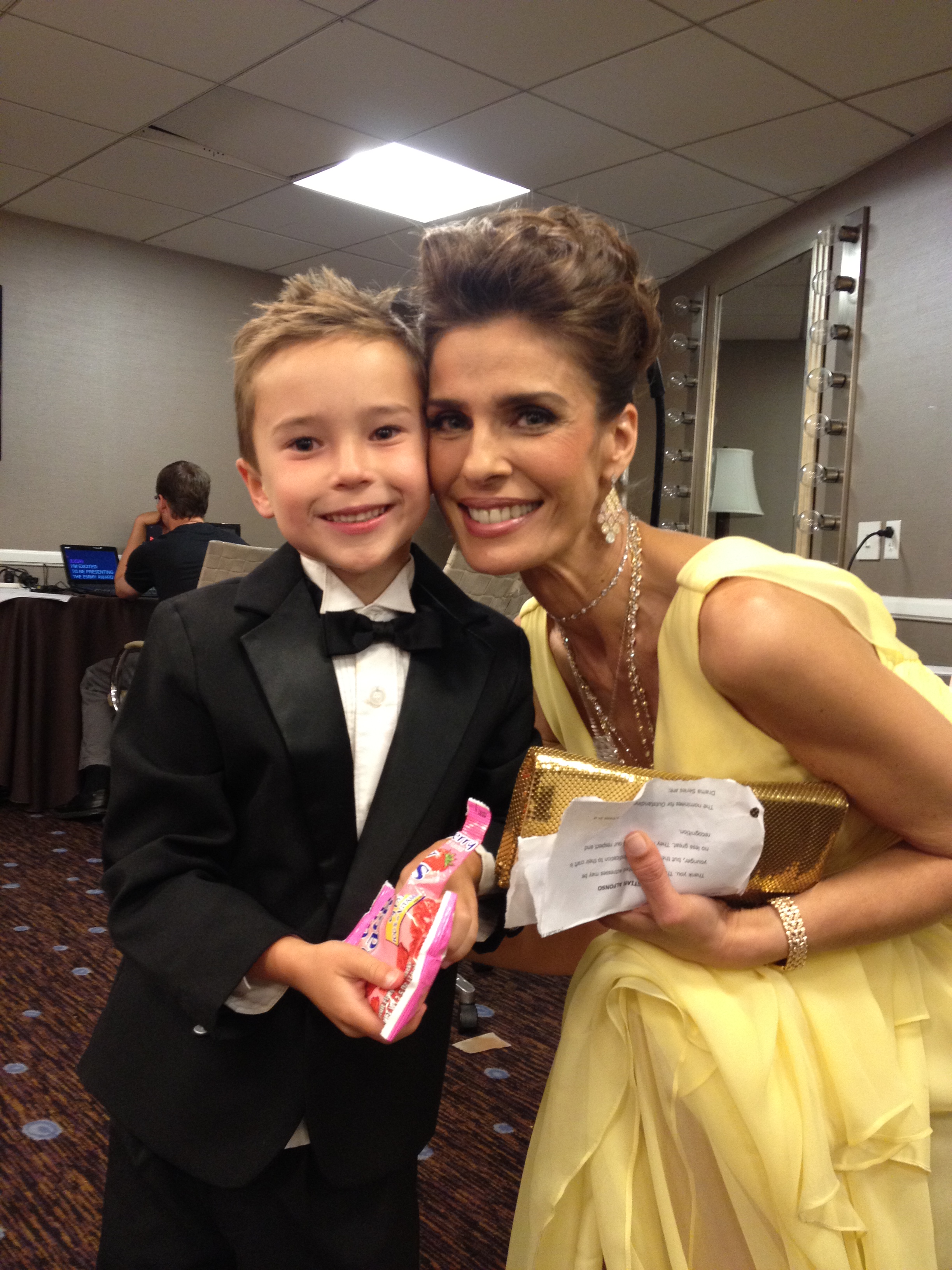 With Kristian Alfonso of Days of Our Lives at the Daytime Emmy Awards
