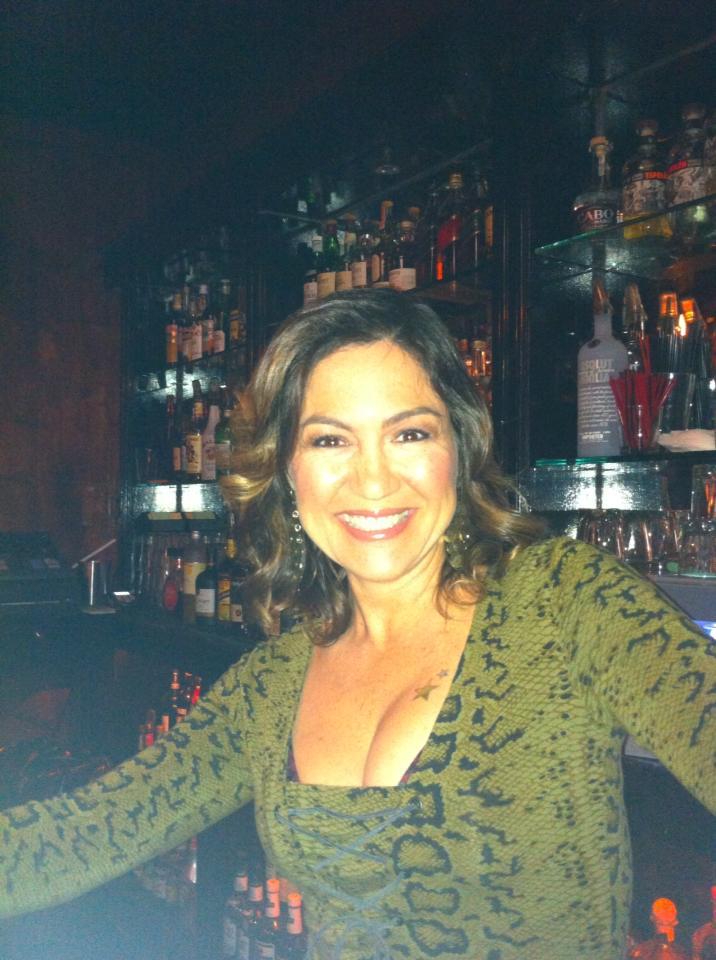 On the set of ABC's Castle. Co-Star. Barmaid