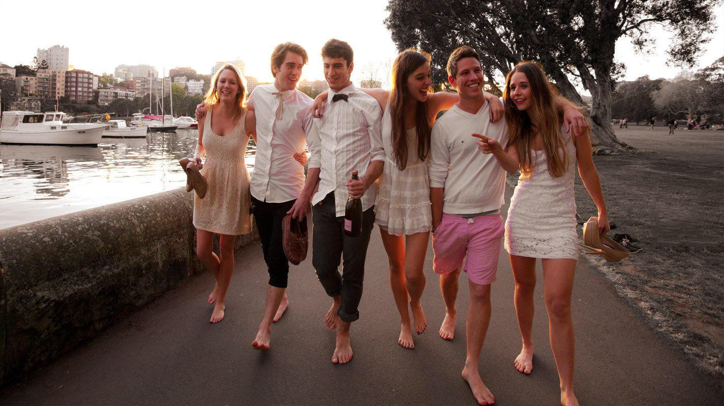 Sophie Luck, Tatjana Alexis, Johnny Emery, Abe Mitchell, George Harrison Xanthis and Laura Benson in Syd2030 (2012)