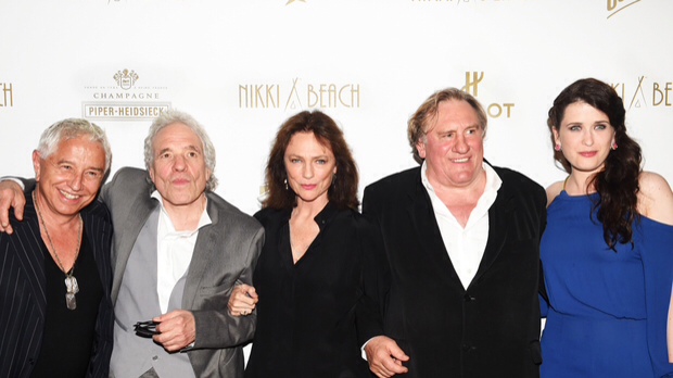 Welcome to New-York (Cannes-2014)-photocall- Marie Moute, Gerard Depardieu, Jacqueline Bisset, Abel Ferrara, Chris Zois