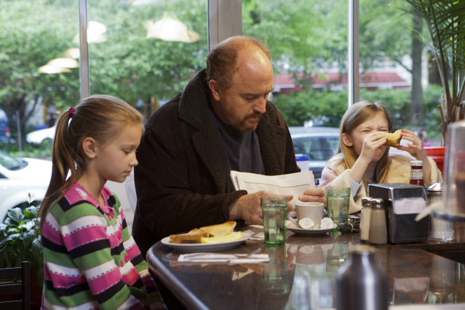 Still of Louis C.K. and Ursula Parker in Louie (2010)