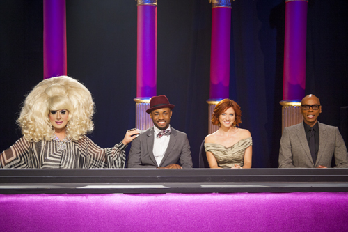 Still of RuPaul, Brittany Snow and The Lady Bunny in RuPaul's Drag U (2010)