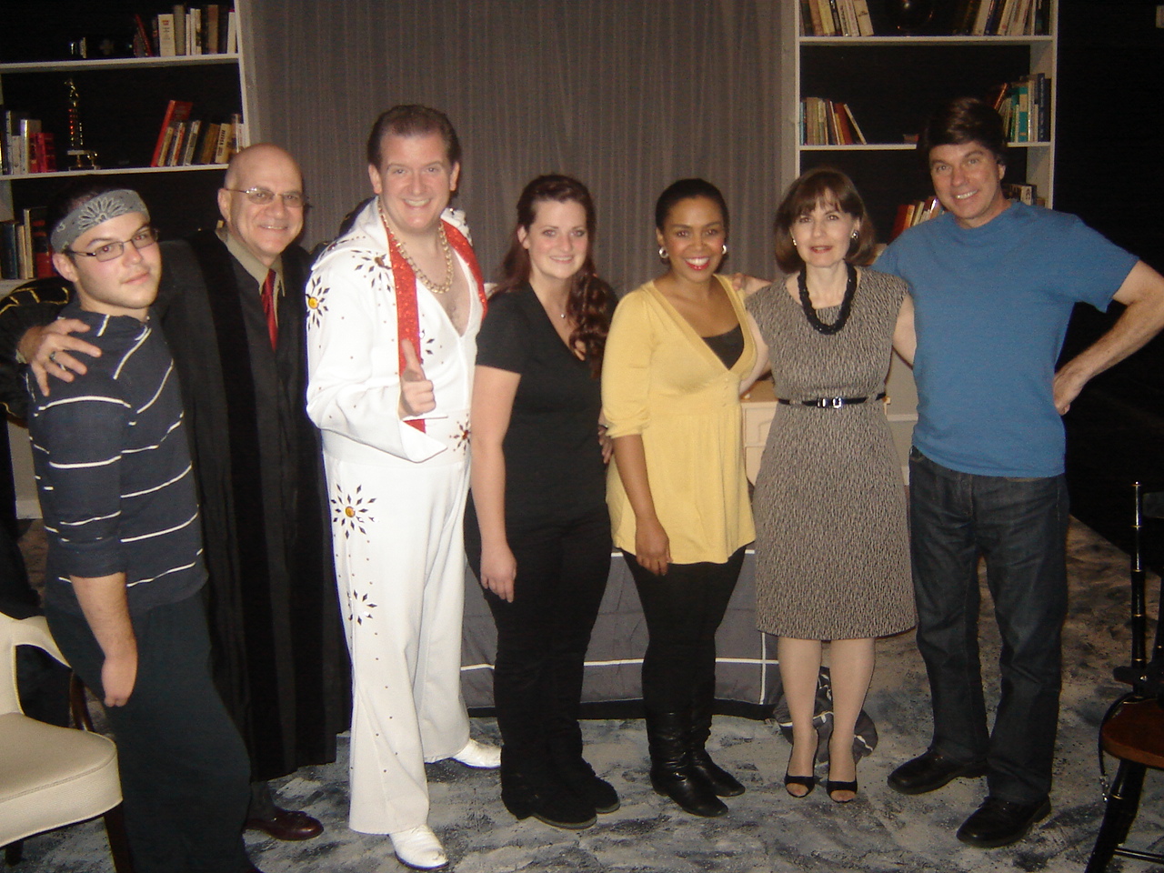 Cast and some crew of World Premiere Blagojevich, Blagojevich, Stage prod. 2012, Chicago. As Judge Zagel. Also as Sam the Lawyer in Production.