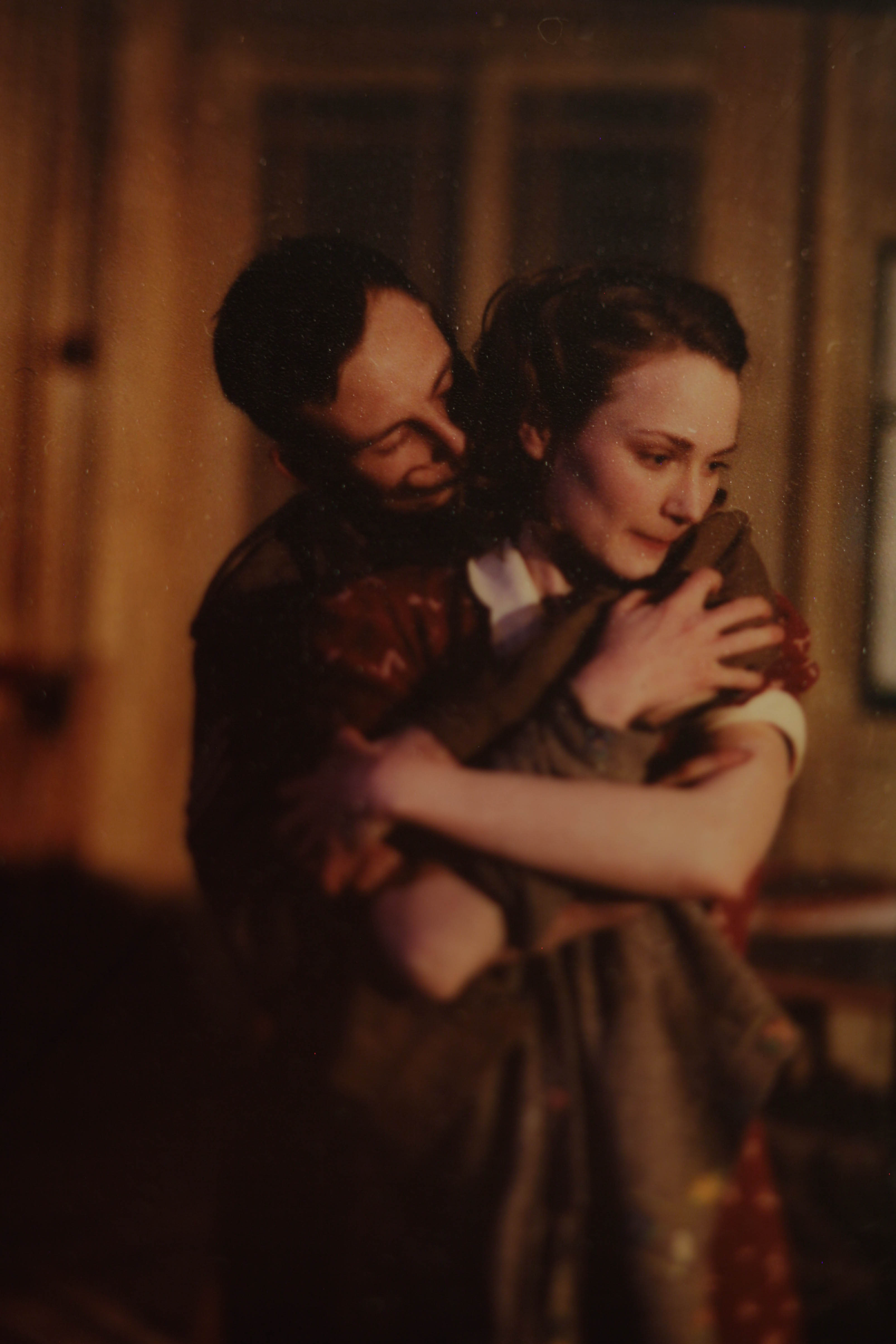 Anthony Flanagan with Anna Madley in A Russian in the Woods RSC 2001