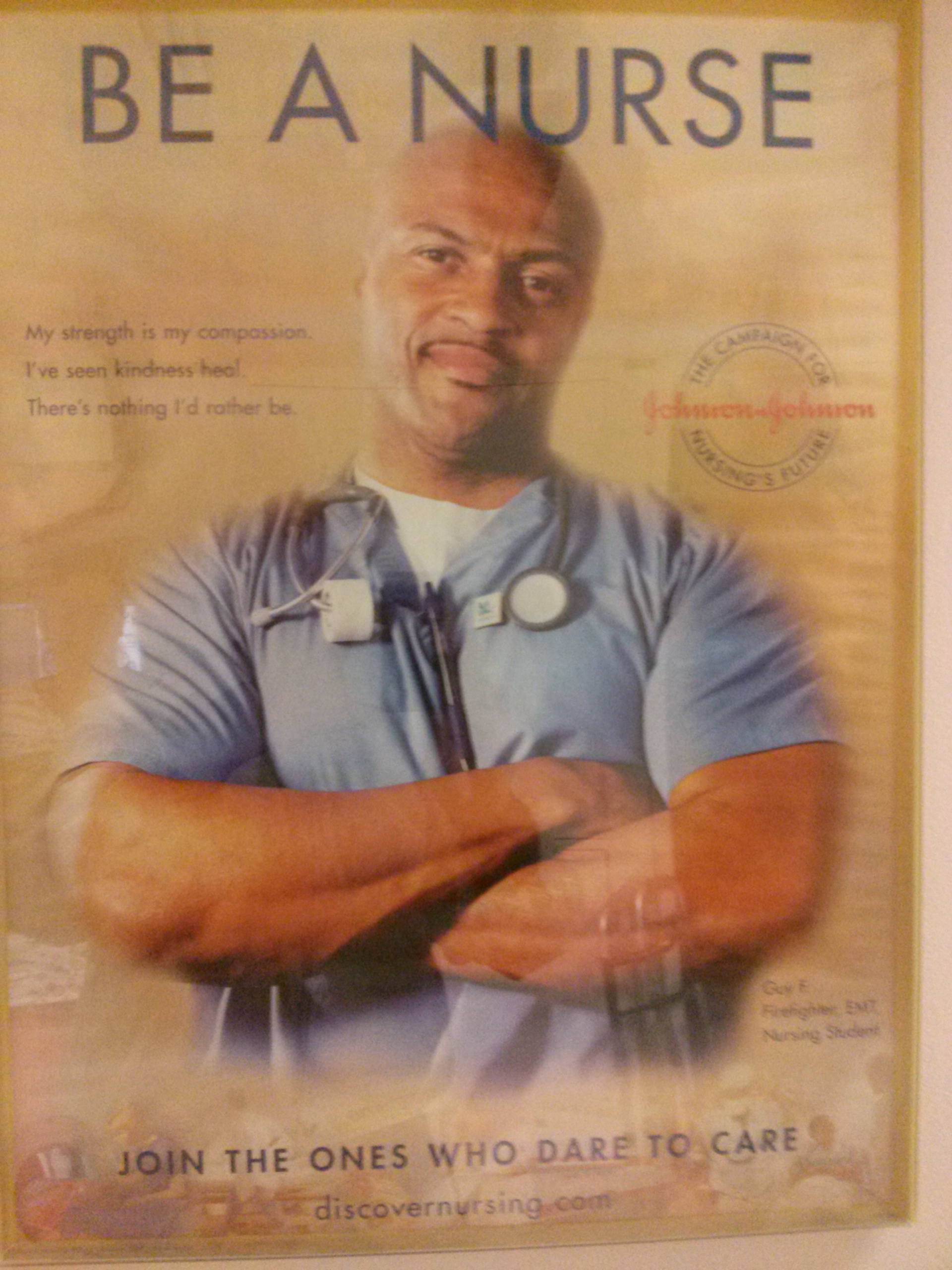 Guy A. Fortt, National commercial, Johnson & Johnson Nurses Campaign