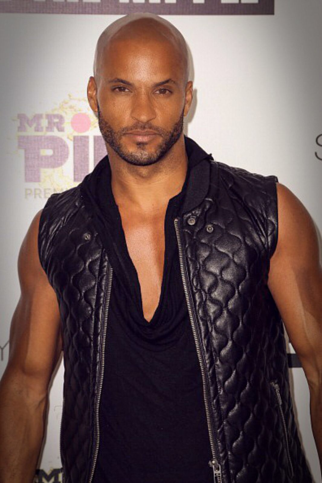Ricky Whittle red carpet arrivals -Skybar