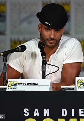 Ricky ?Whittle at comic con 2015 The 100 panel