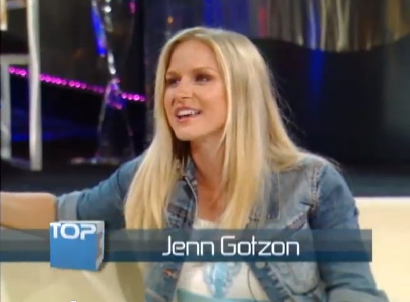 Jenn Gotzon guest on talkshow Top 3