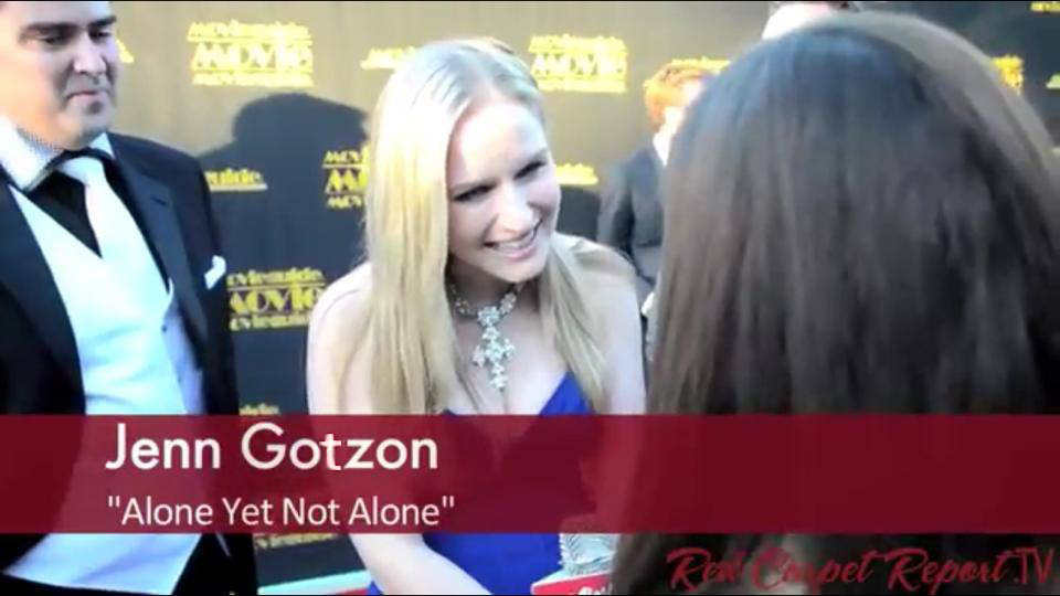 Red Carpet Report TV interviews Jenn Gotzon about her role in Oscar-revoked 