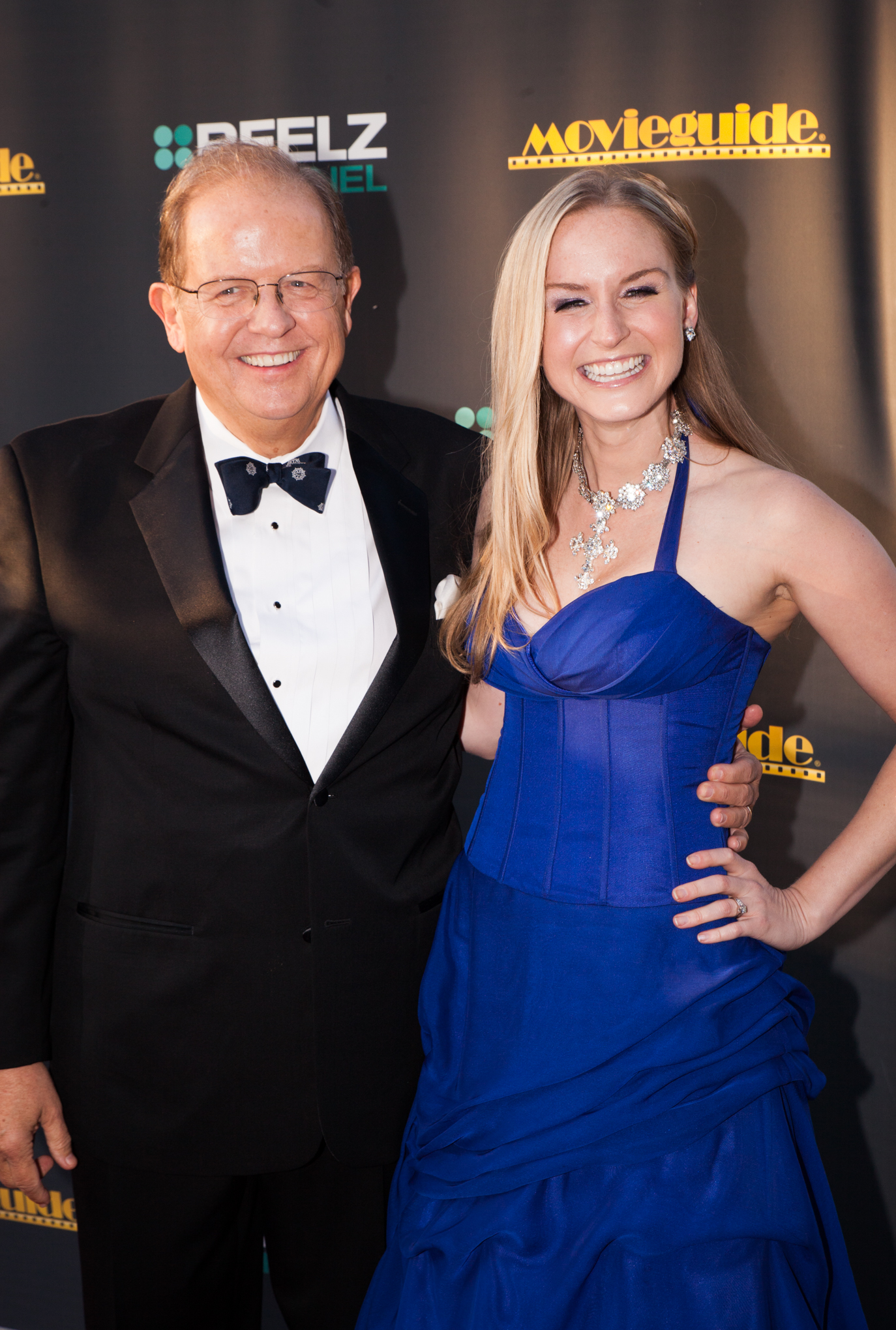 Founder Dr. Ted Baehr and actress Jenn Gotzon attend the 22nd Annual Movieguide Awards at Universal Hilton on Feb 7, 2014