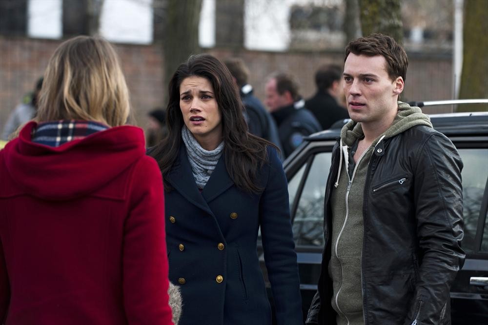 Still of Peter Mooney, Missy Peregrym and Brendee Green in Rookie Blue (2010)
