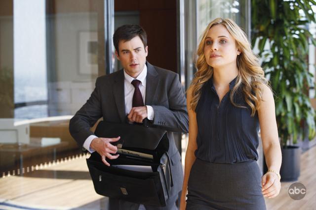 Still of Leah Pipes and Matt Long in The Deep End (2010)