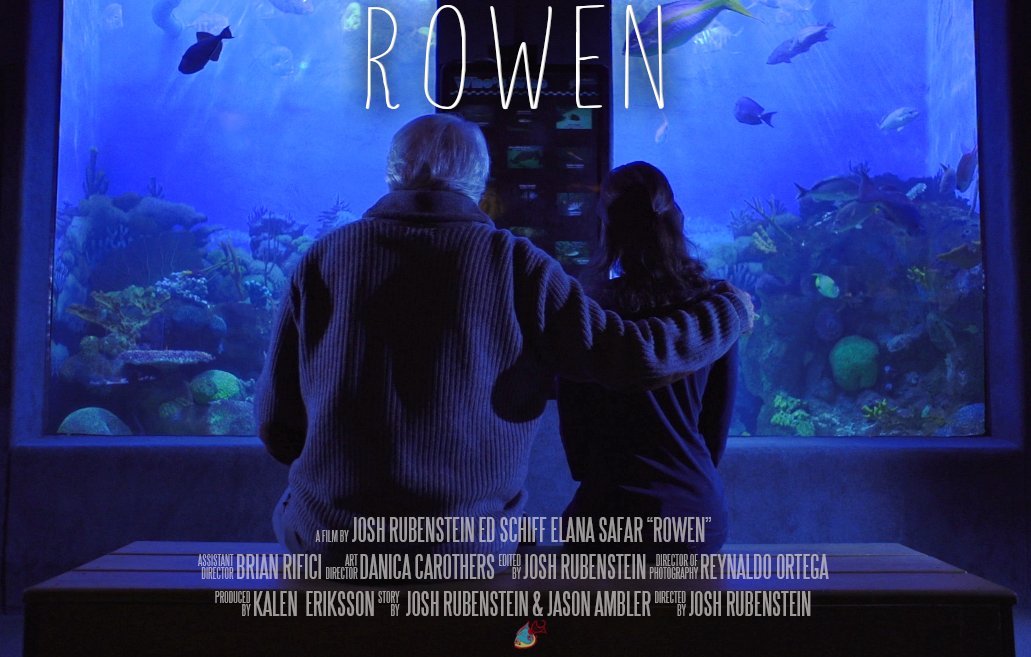 Ed Schiff as Rowen. Elana Safar as Julia. 'Rowen' A Film By Joshua Rubenstein.