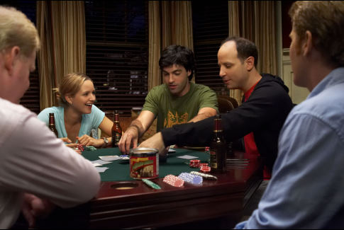 Still of Jordana Spiro, Reid Scott and Michael Bunin in My Boys (2006)