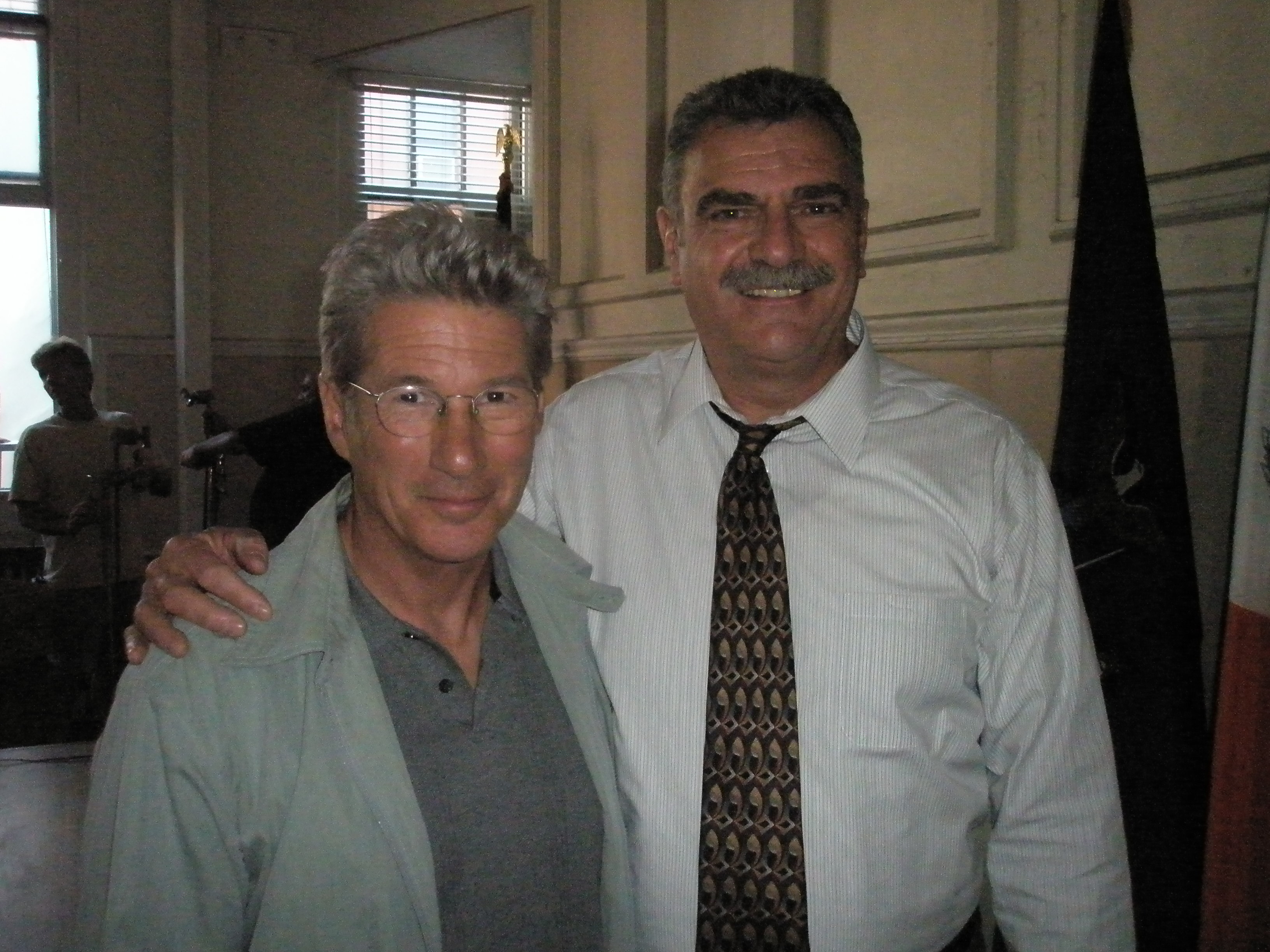 With Richard Gere on the set of 