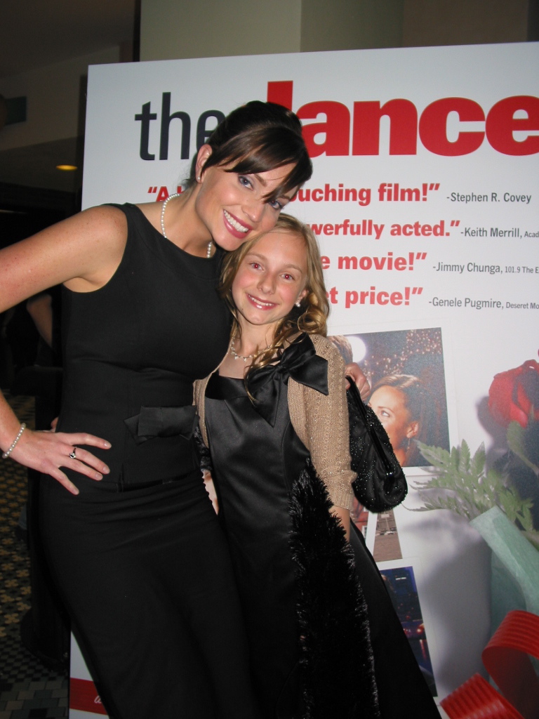 With Kari Hawker at the Premier of The Dance.