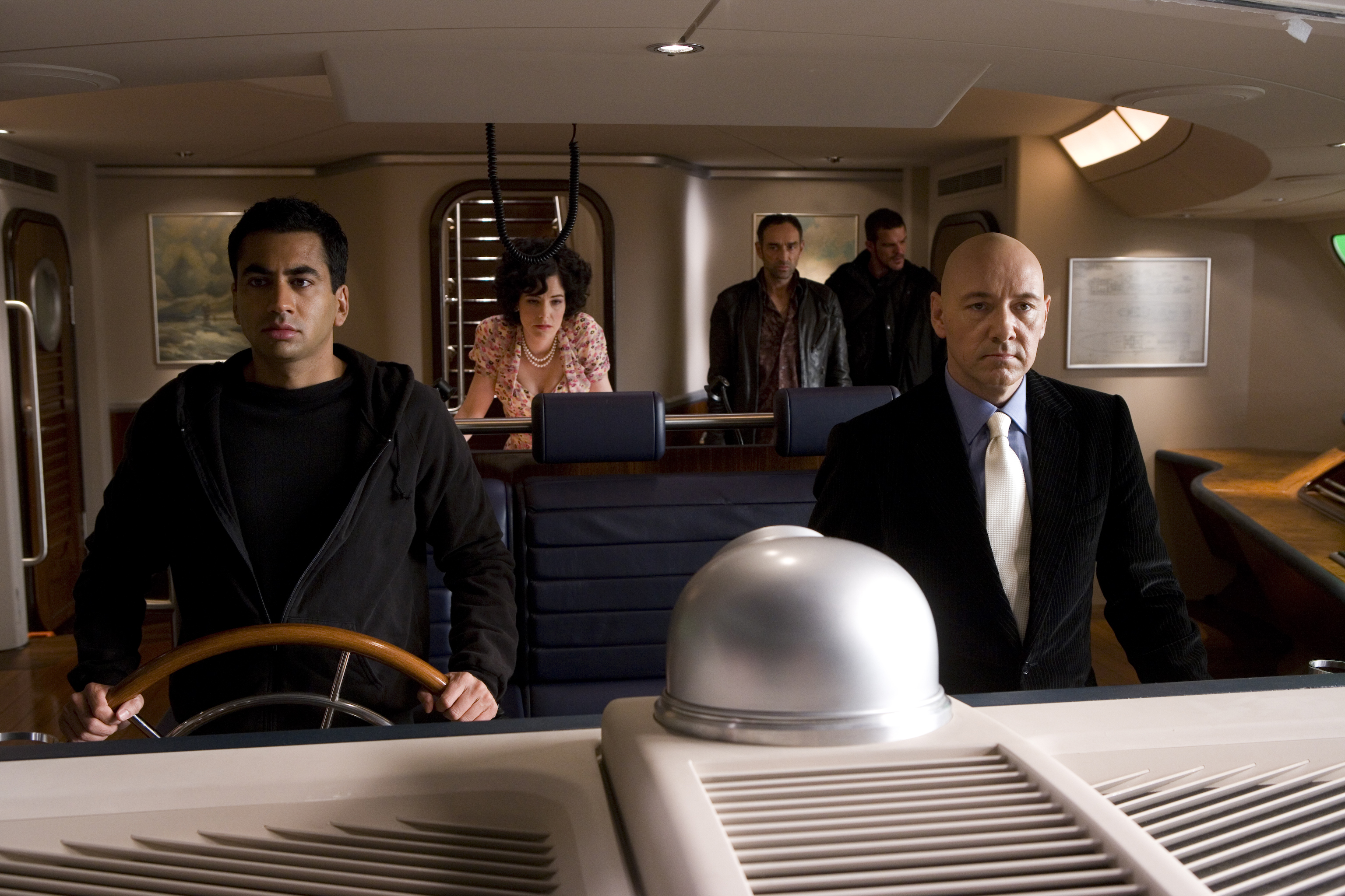 Still of Parker Posey, Kevin Spacey, Kal Penn, Ian Roberts and Vincent Stone in Superman Returns (2006)