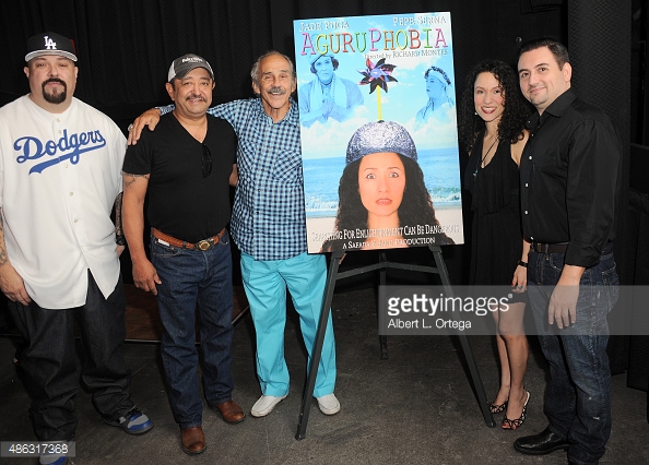 Citric Anthony Campos, Alejandro Patino, Pepe Serna, Jade Puga Director Richard Montes at the Los Angeles Premiere of Aguruphobia