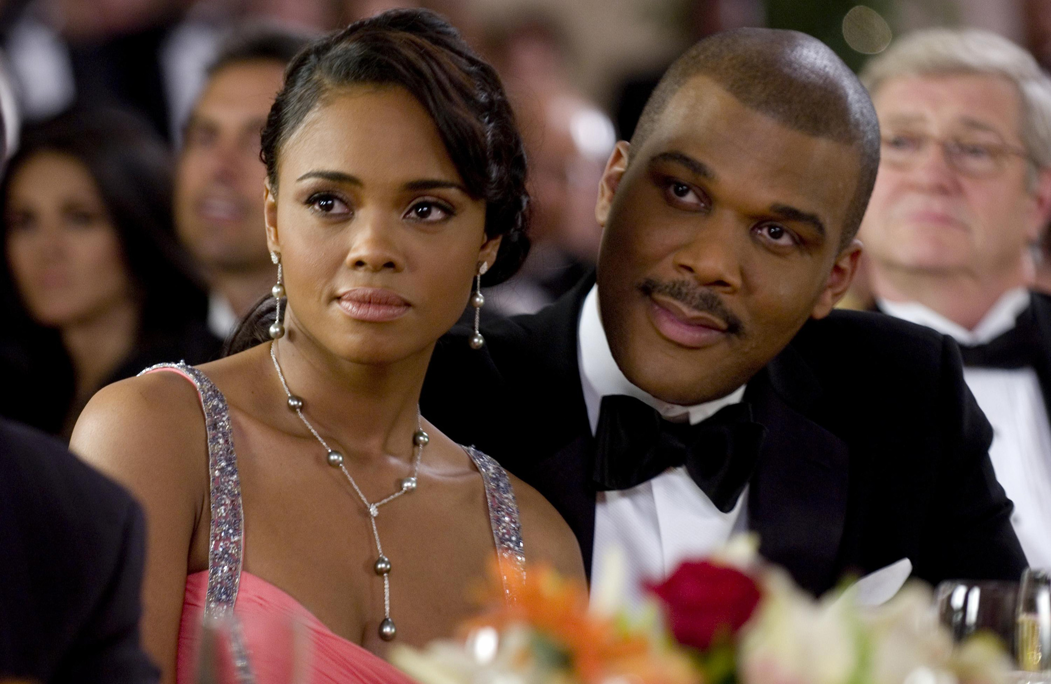 Still of Sharon Leal and Tyler Perry in Why Did I Get Married? (2007)