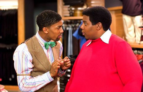 Fat Albert (Kenan Thompson, right) is impressed with the 