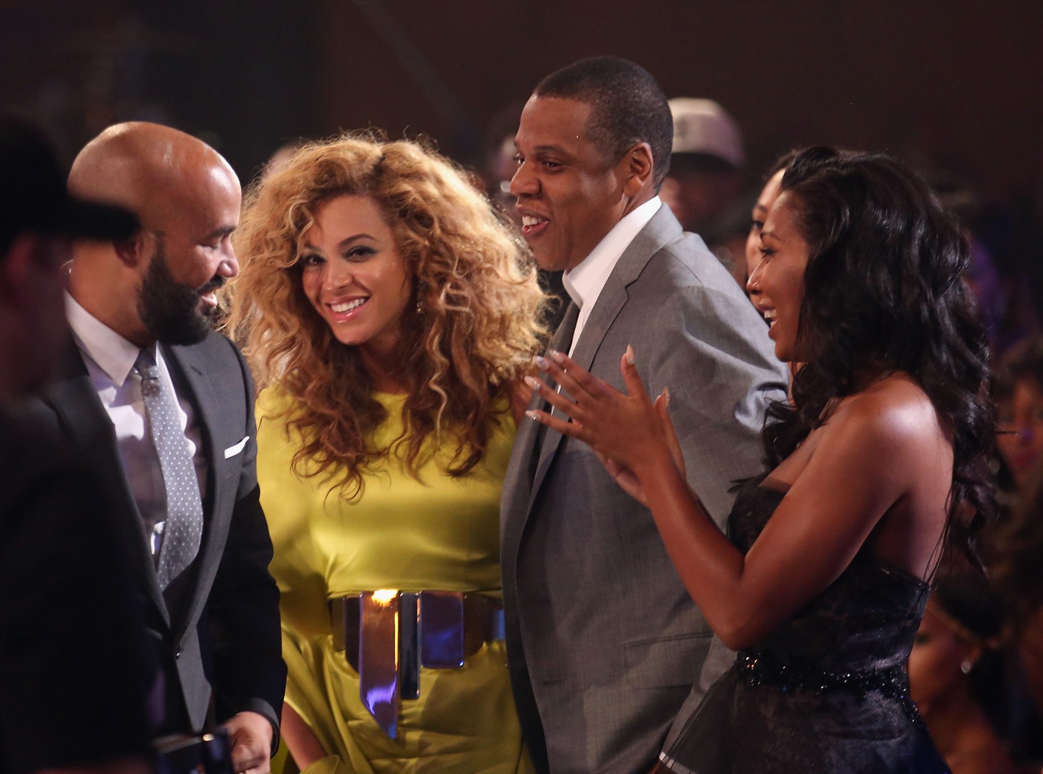 Jay Z, Beyoncé Knowles and Alan Ferguson