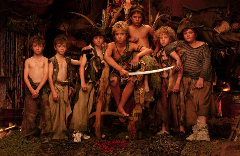 Still of Jeremy Sumpter, Rupert Simonian, Theodore Chester, Lachlan Gooch and Patrick Gooch in Peter Pan (2003)