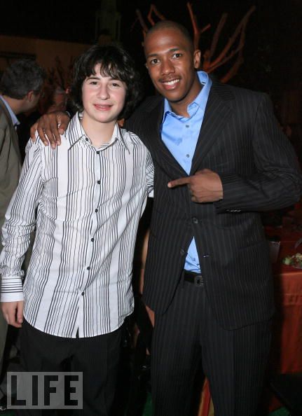 Sam Lerner and Nick Cannon at the Monster House premiere after party.