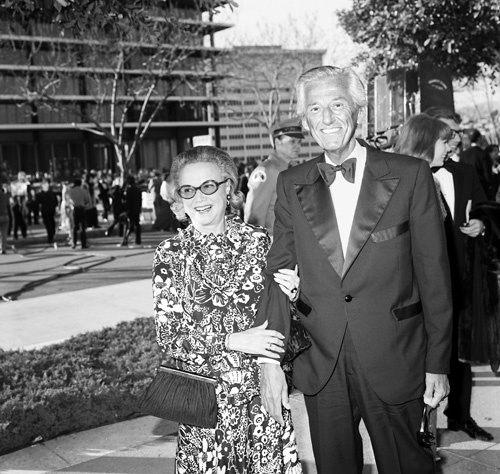 Lew Wasserman and his wife, Edie