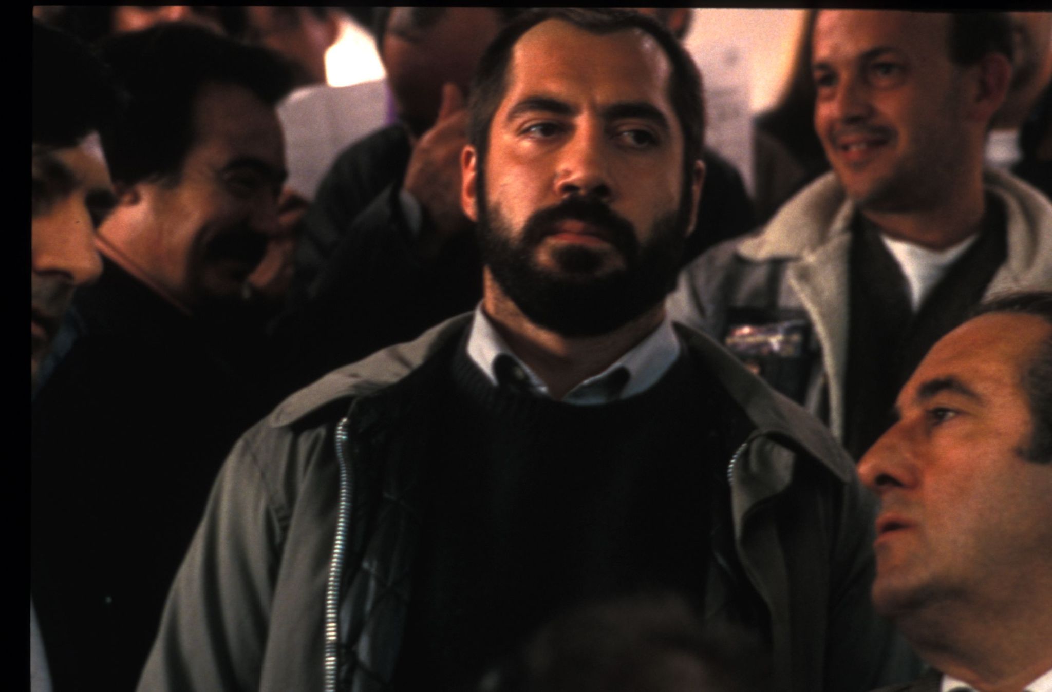 Still of Javier Bardem and José Ángel Egido in Los lunes al sol (2002)