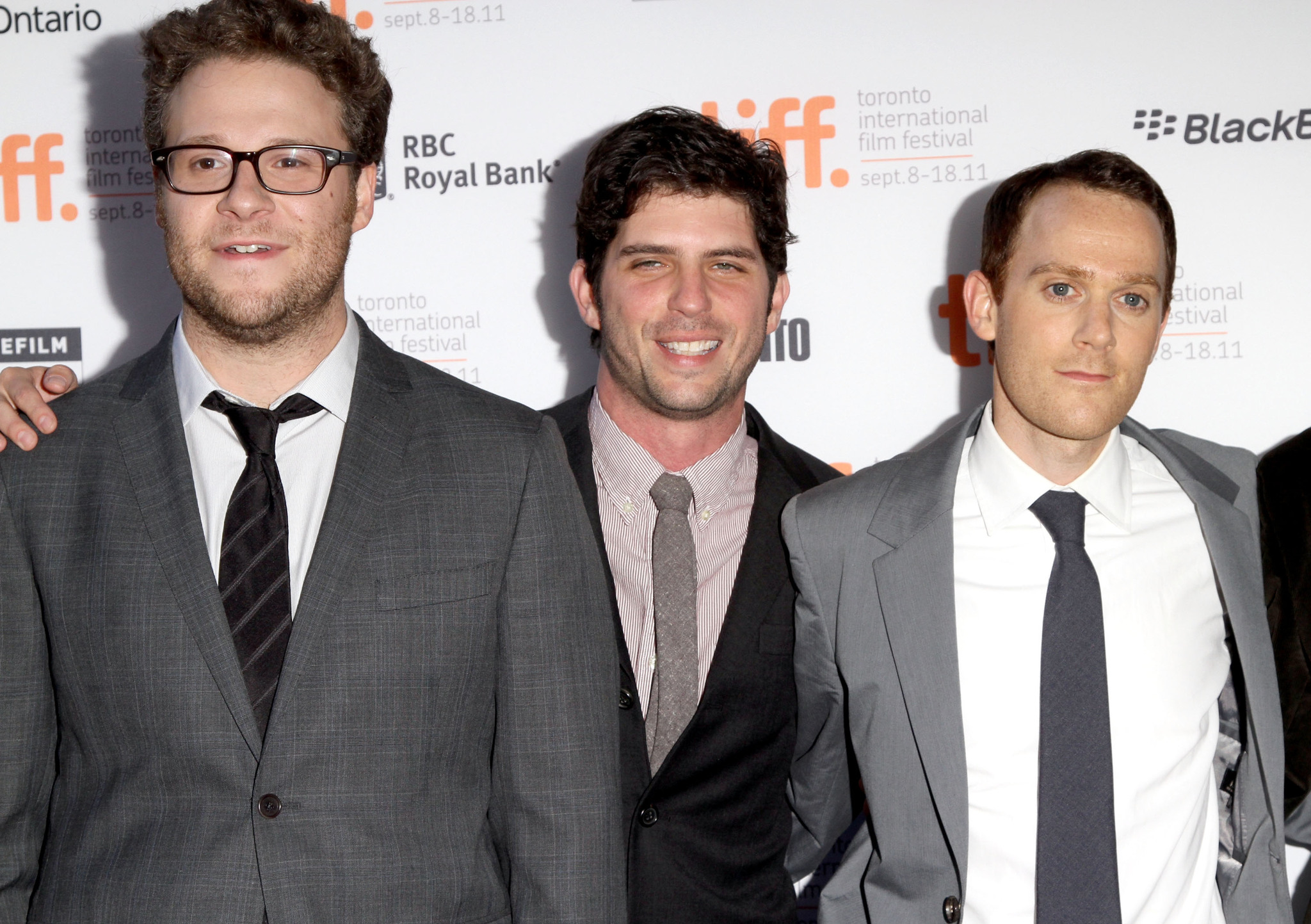 Seth Rogen, Jonathan Levine and Will Reiser at event of 50/50 (2011)