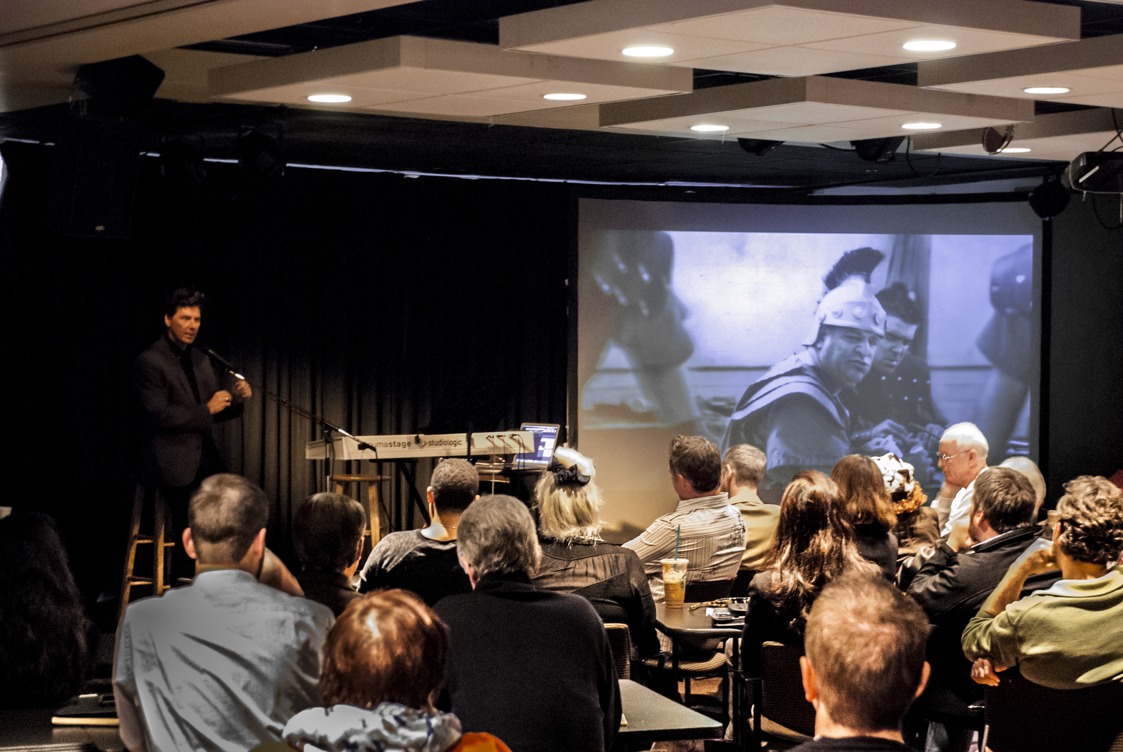 Vince Emmett presents composed works. Encouraging Producers, Writers and Directors to go Beyond the Spotting Session at the Music In Film symposium hosted by Sony/Provident Entertainment