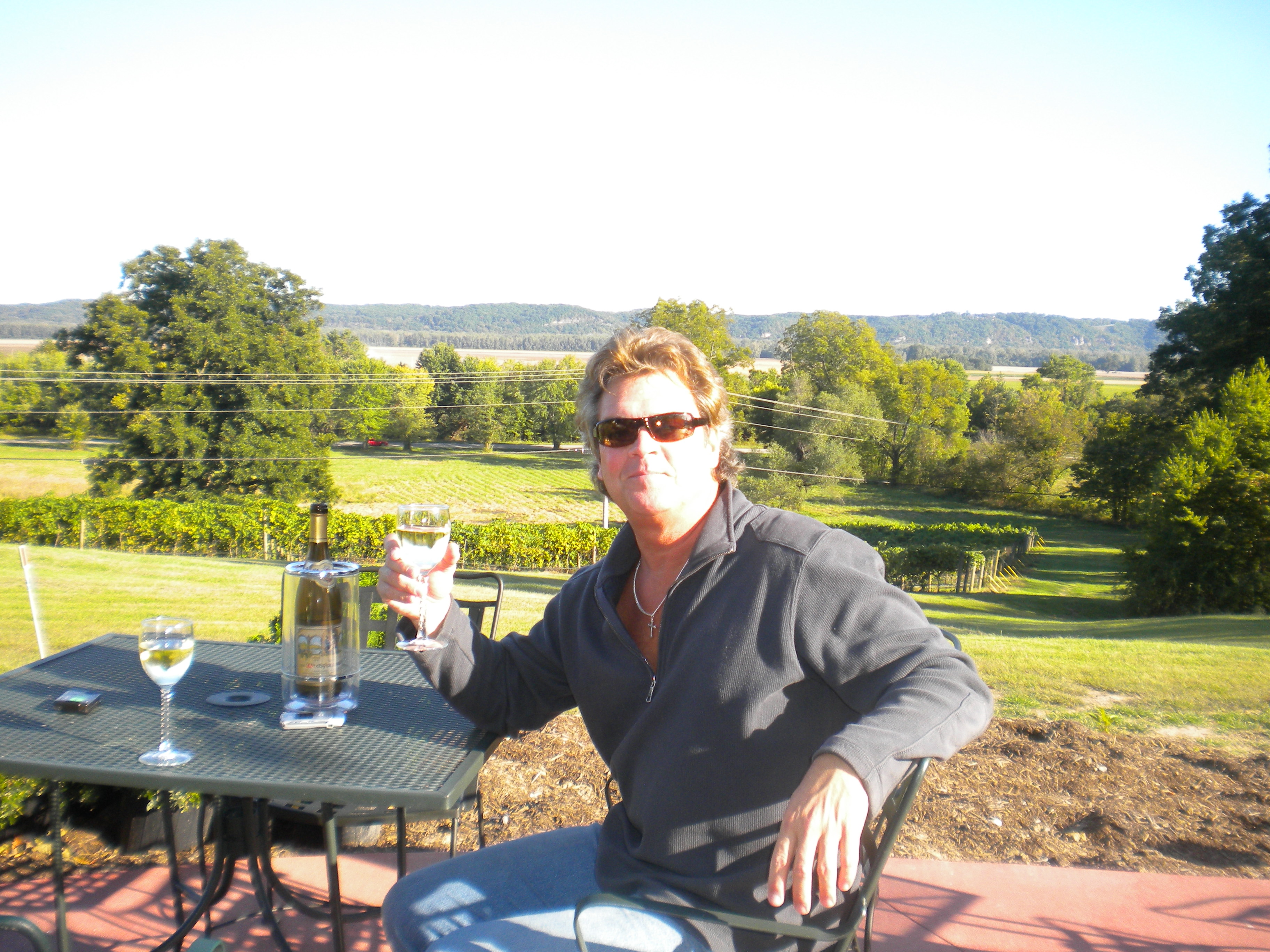...prior to performing at west county StLouis winery,...Wine Country Gardens...'A Tribute To Michael Buble'