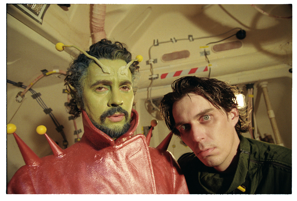 Still of Wayne Coyne and Steven Drozd in Christmas on Mars (2008)