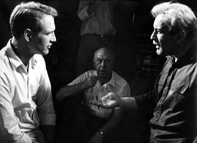 Paul Newman, Lee J. Cobb and Otto Preminger