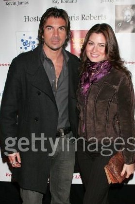Actress, Neva Cole, seen here with actor, Victor Alfieri, attend 