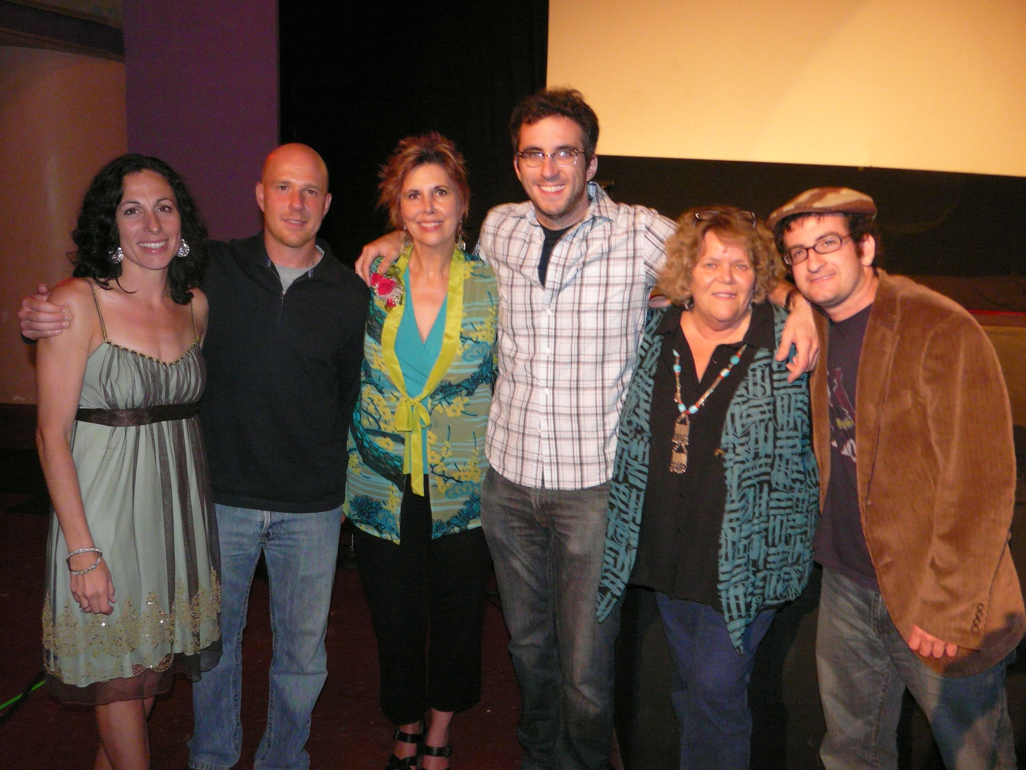 with producer, directors, and crew at the Humboldt County premier of 