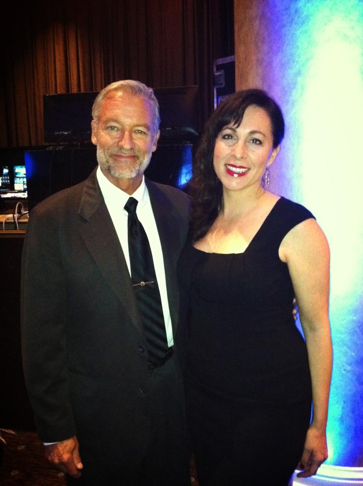 with Perry King at the 2013 COLA Awards at the Beverly Hilton.