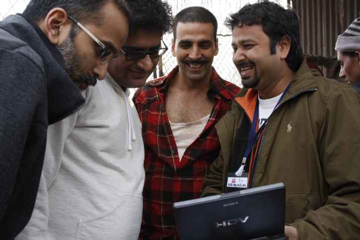 Still of Nikhil Advani, Shridhar Raghavan and Rohan Sippy in Chandni Chowk to China (2009)