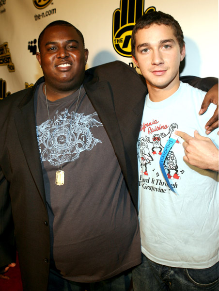 Lorenzo Eduardo and Shia LaBeouf @ the Brandon T. Jackson Premiere Party