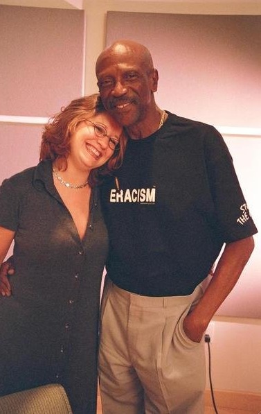 Jennifer Jones-Mitchell with Lou Gossett, Jr.