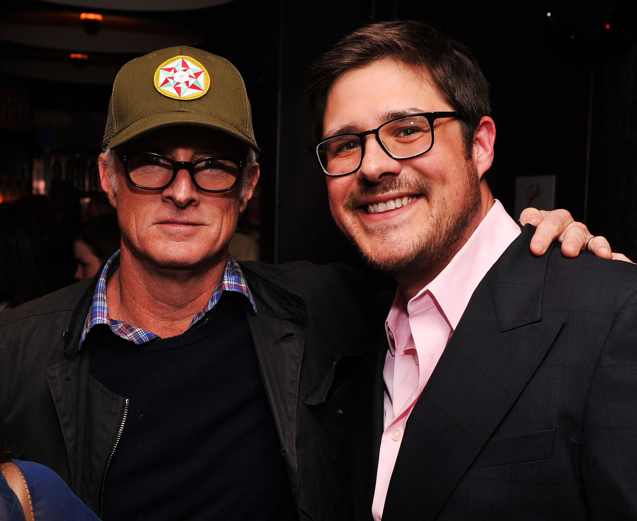 John Slattery and Rich Sommer at event of The Giant Mechanical Man (2012)