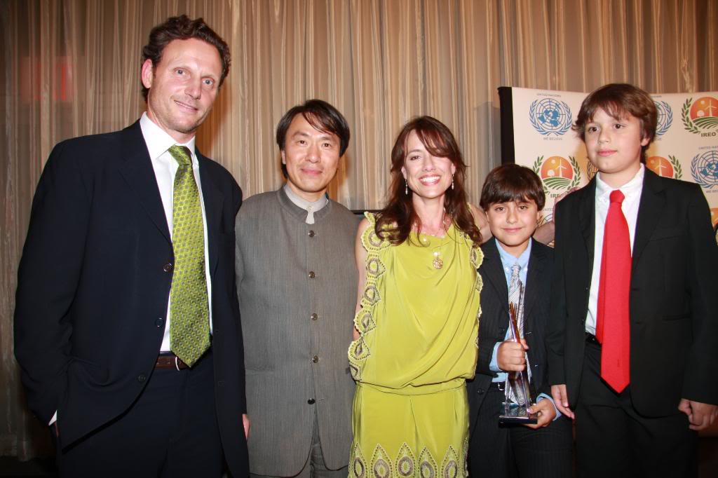 Tony Goldwyn, William Ho, Nicole Hansen, Nikos and Dimitri Spiridakis